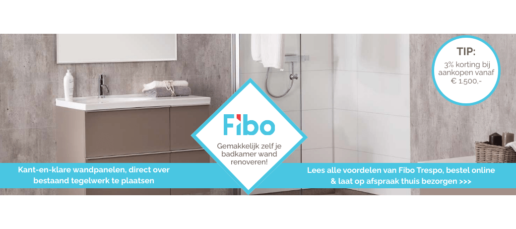 Fibo Trespo kant-en-klare wandpanelen - Direct over bestaand tegelwerk plaatsen